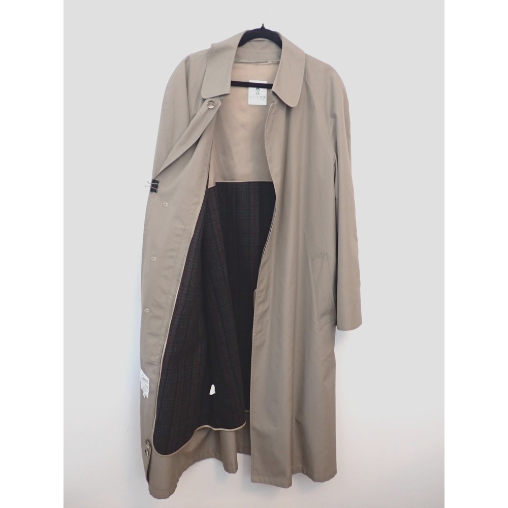 Vintage Austin Reed, Trench Rain coat, Men's Size 42L, Beige, Removable Liner